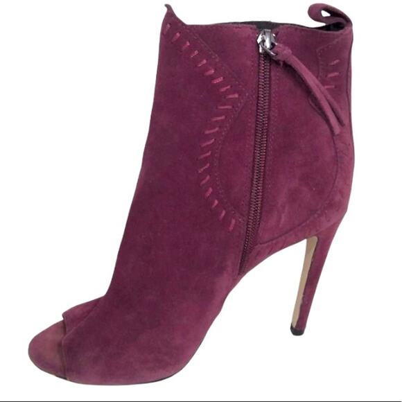 Rebecca Minkoff Ridley Stiletto Heel Peep Toe Booties - Picture 4 of 6